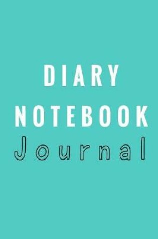 Cover of Diary Notebook Journal