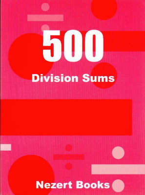 Book cover for 500 Division Sums