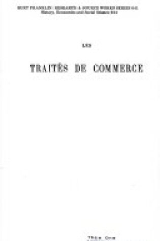 Cover of Les Traites de Commerce