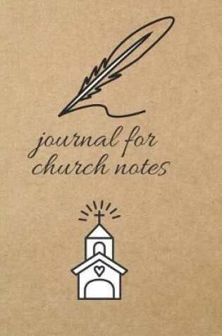 Cover of Journal for Church Notes