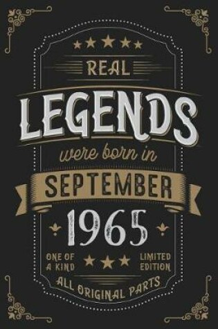 Cover of Real Legends were born in September 1965