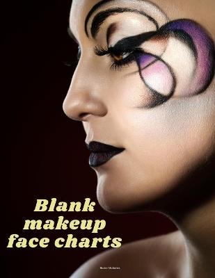 Book cover for Blank makeup face charts