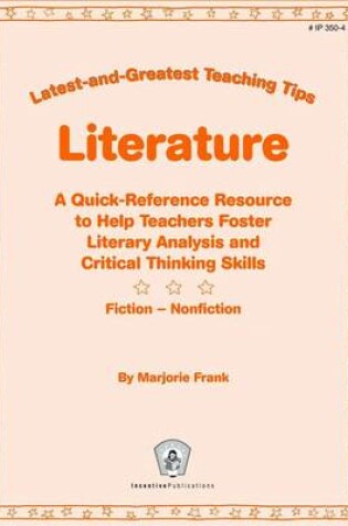 Cover of Literature: Latest-And-Greatest Teaching Tips