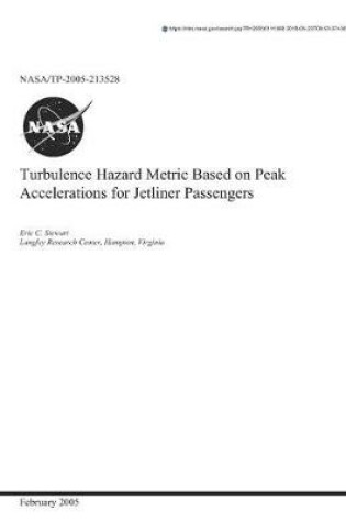 Cover of Turbulence Hazard Metric Based on Peak Accelerations for Jetliner Passengers