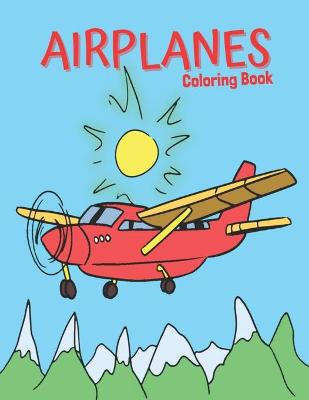 Book cover for Airplanes Coloring Book