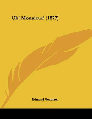 Book cover for Oh! Monsieur! (1877)