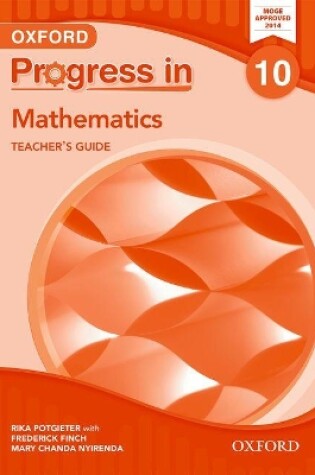 Cover of Progress in Mathematics (Zambia): Grade 10: Teacher's Guide