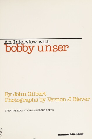 Cover of An Interview with Bobby Unser