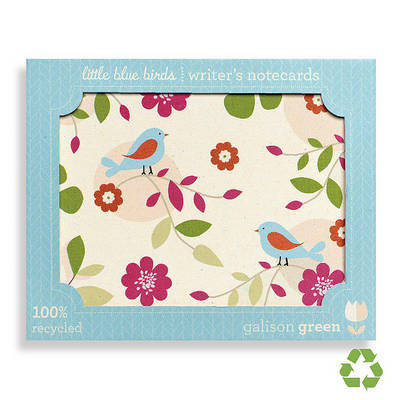 Book cover for Little Blue Birds Writer's Notecards