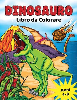 Book cover for Dinosauro Libro da Colorare