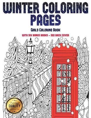 Book cover for Girls Coloring Book (Winter Coloring Pages)