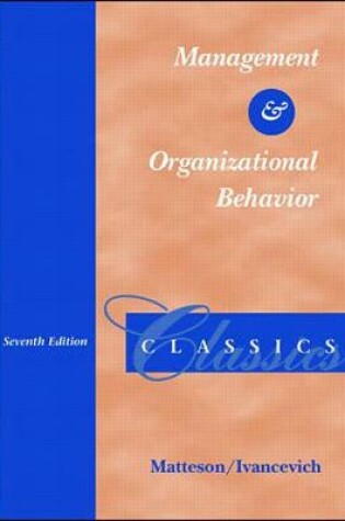 Cover of Management and Organizational Behavior Classics