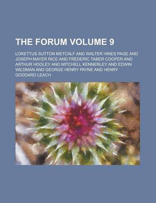 Book cover for The Forum Volume 9