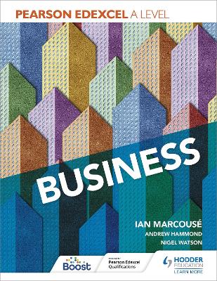 Book cover for Pearson Edexcel A level Business