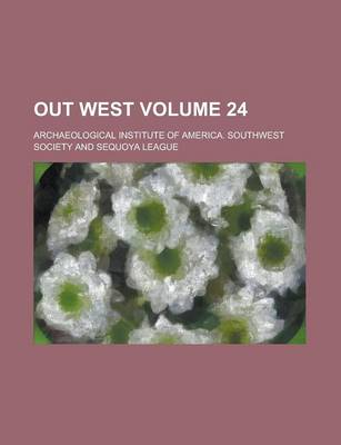 Book cover for Out West (V.4