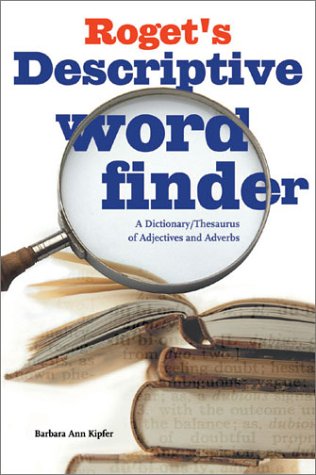 Book cover for Roget's Descriptive Word Finder