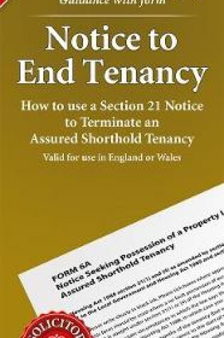 Cover of Notice to End Tenancy