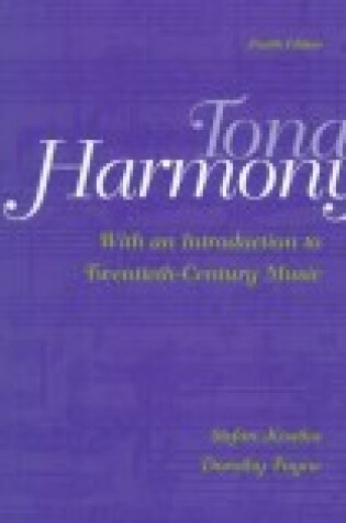 Cover of Tonal Harmony