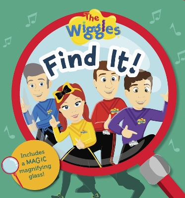 Book cover for The Wiggles: Find It! Magic Magnifying Glass Book