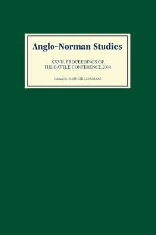 Cover of Anglo-Norman Studies XXVII