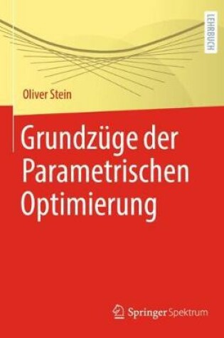 Cover of Grundzuge der Parametrischen Optimierung