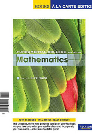 Cover of Fundamental College Mathematics, Books a la Carte Edition