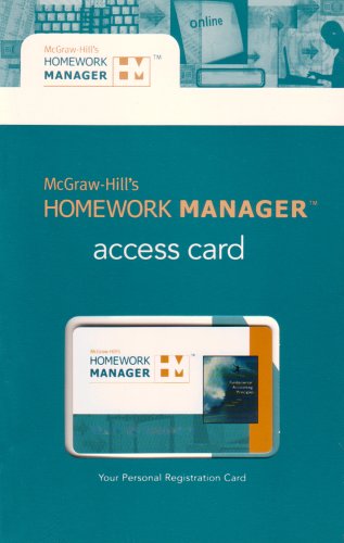 Book cover for McGraw-Hill's Homework Manager Access Card to Accompany Fap 18e