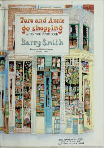 Book cover for Tom and Annie Go Shopping