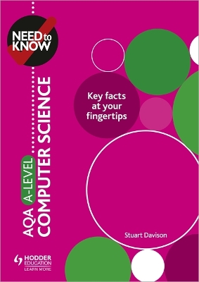 Book cover for Need to Know: AQA A-level Computer Science