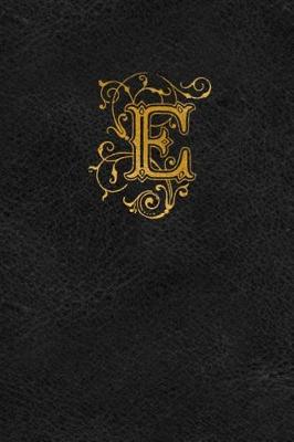 Book cover for Old English Monogram Journal - Letter E