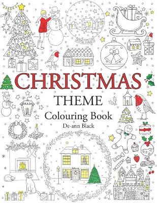 Book cover for Christmas Theme Colouring Book