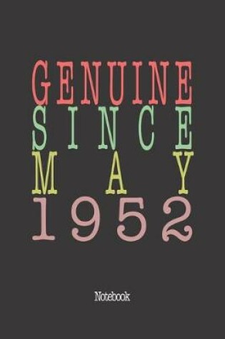 Cover of Genuine Since May 1952