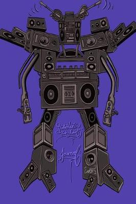 Book cover for Ghettoblaster Funk Robot Journal