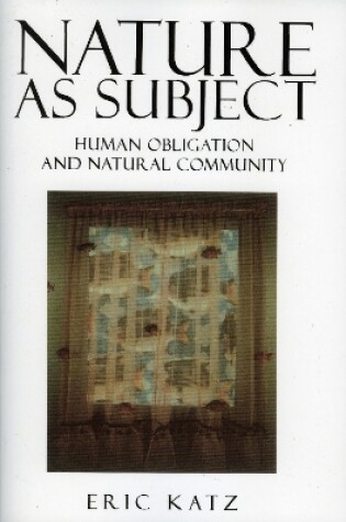 Cover of Nature as Subject