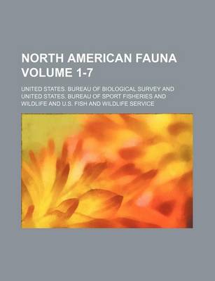 Book cover for North American Fauna Volume 1-7