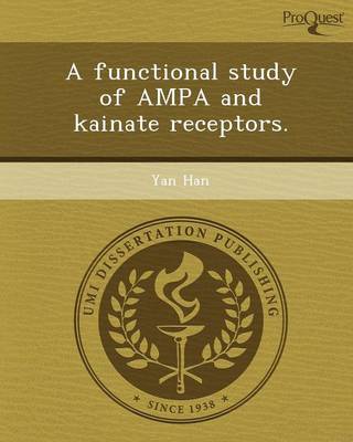 Book cover for A Functional Study of Ampa and Kainate Receptors