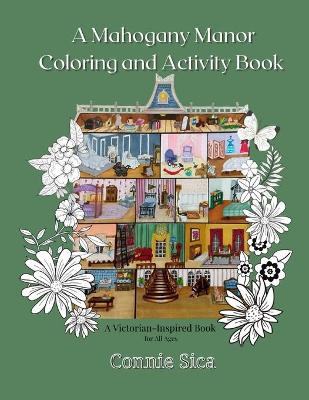 Book cover for A Mahogany Manor Coloring and Activity Book