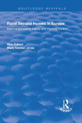Book cover for Rural Second Homes in Europe