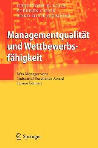 Cover of Managementqualität und Wettbewerbsfähigkeit