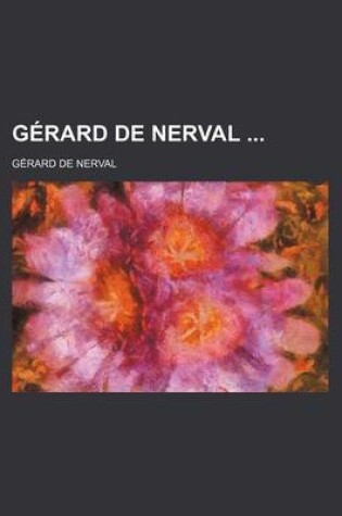 Cover of Gerard de Nerval