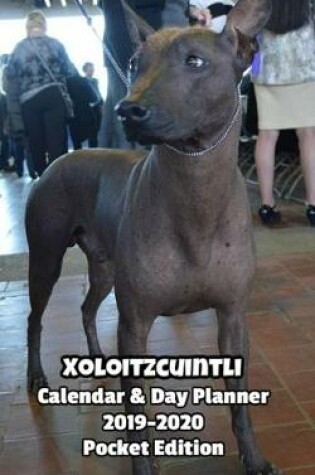 Cover of Xoloitzcuintli Calendar & Day Planner 2019-2020 Pocket Edition