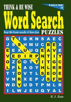 Book cover for Think & be Wise Word Search Puzzles, Vol. 3