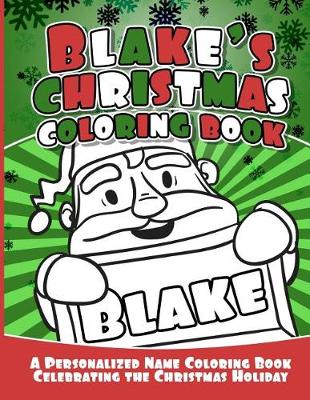 Book cover for Blake's Christmas Coloring Book