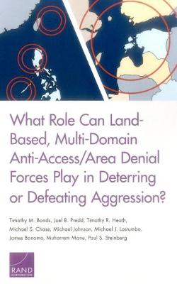 Book cover for What Role Can Land-Based, Multi-Domain Anti-Access/Area Denial Forces Play in Deterring or Defeating Aggression?