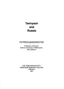 Book cover for Tennyson and Russia