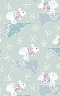 Book cover for Running Arctic Hare - Lined Notebook with Margins - 5x8