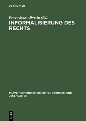 Cover of Informalisierung des Rechts