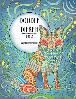 Cover of Doodle Dieren Kleurboek voor Volwassenen 1 & 2