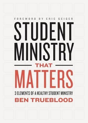 Book cover for Student Ministry that Matters