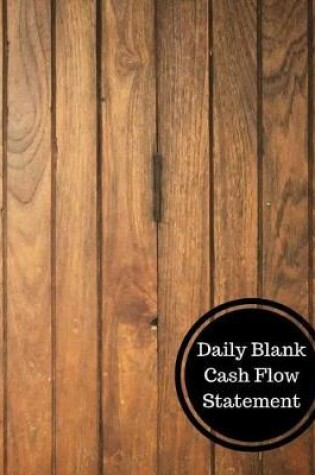 Cover of Daily Blank Cash Flow Statement